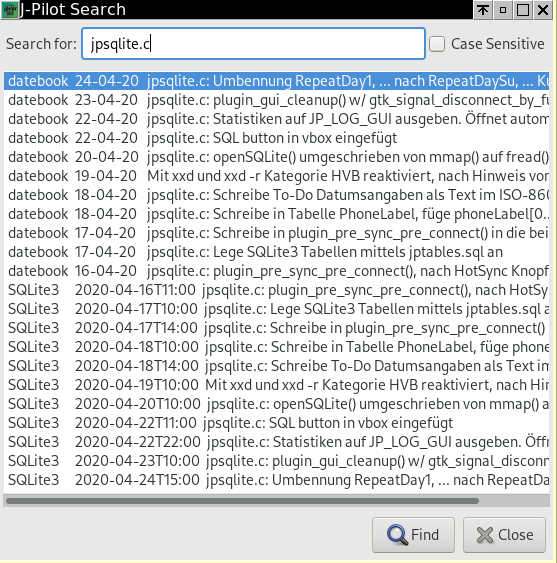 Search Screenshot: Download full documents with images at http://jpilot.org